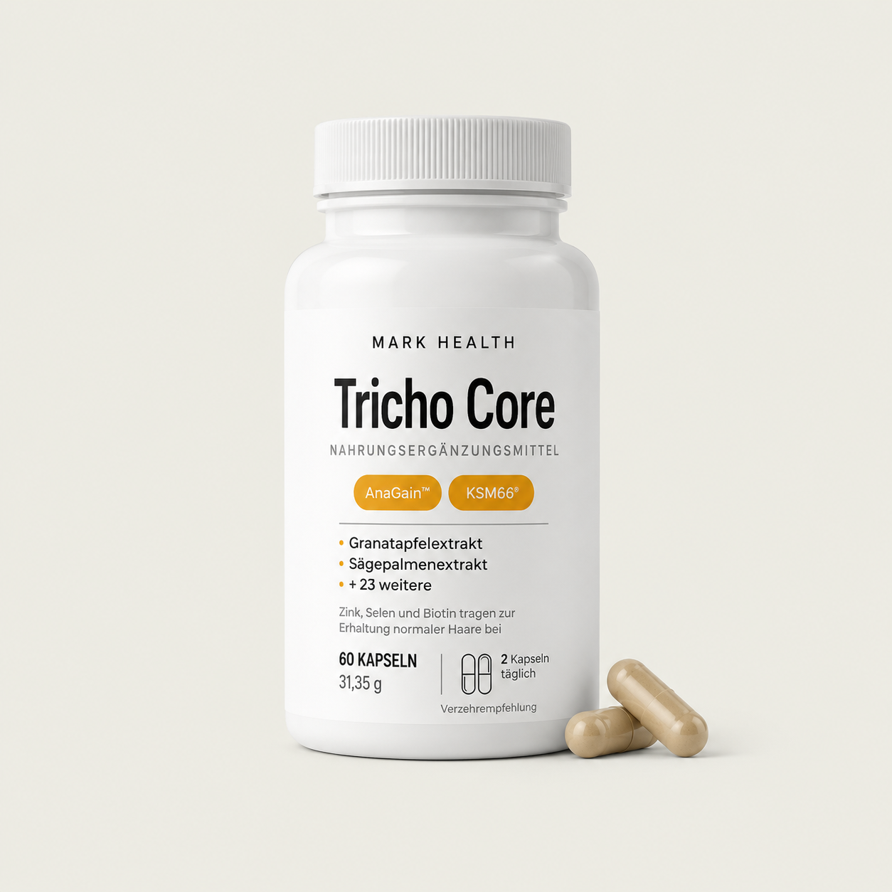 Mark Health Tricho Core — Haar-Vitamine in Kapselform